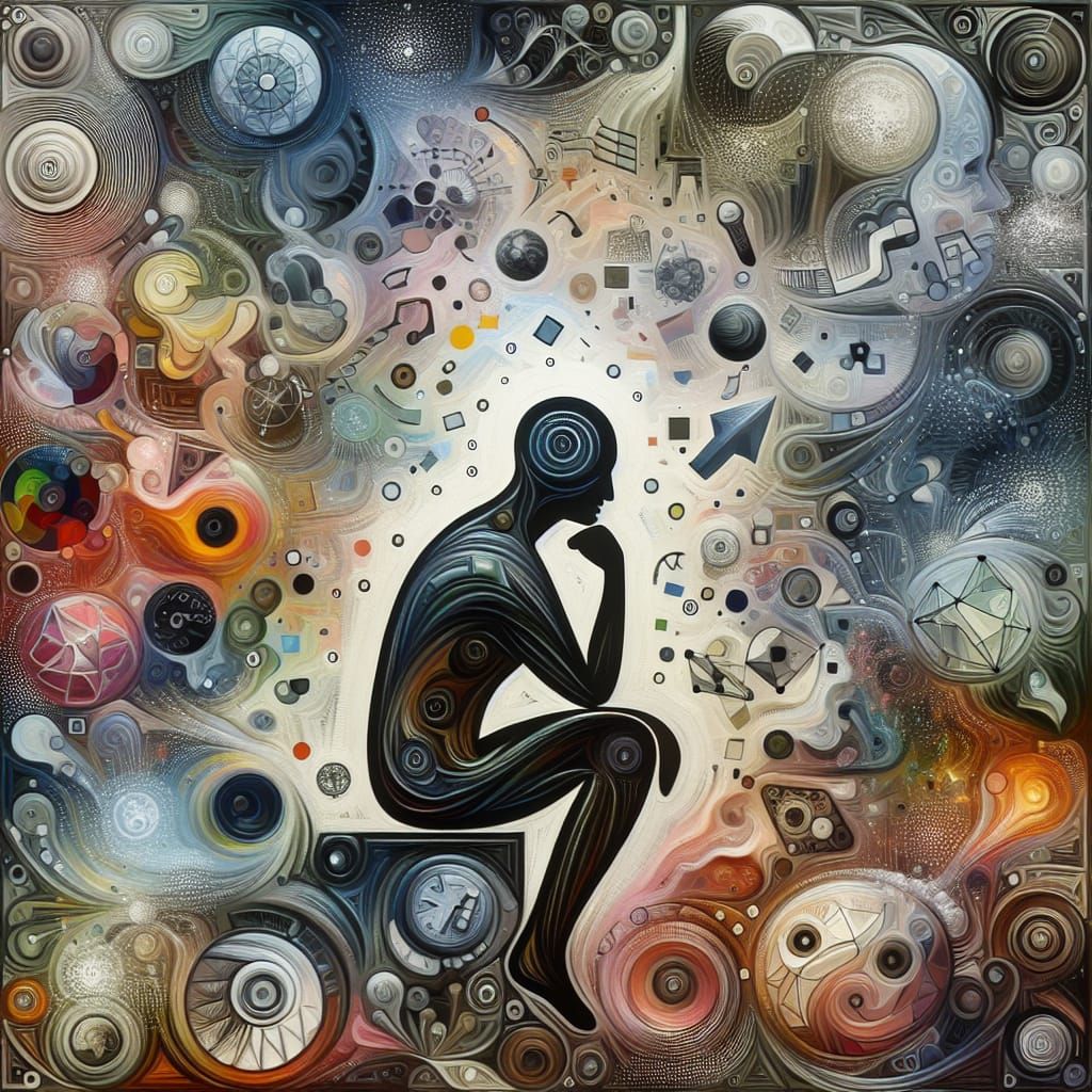 Abstract Contemplation: A Visual Representation of Thought