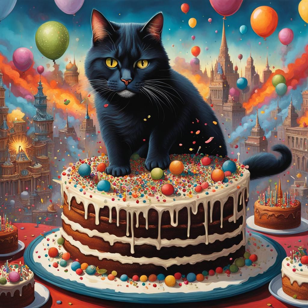 Birthday Cat