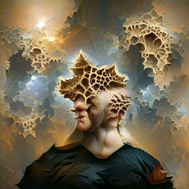 Abstract Fractal Design with Repeating Geometries