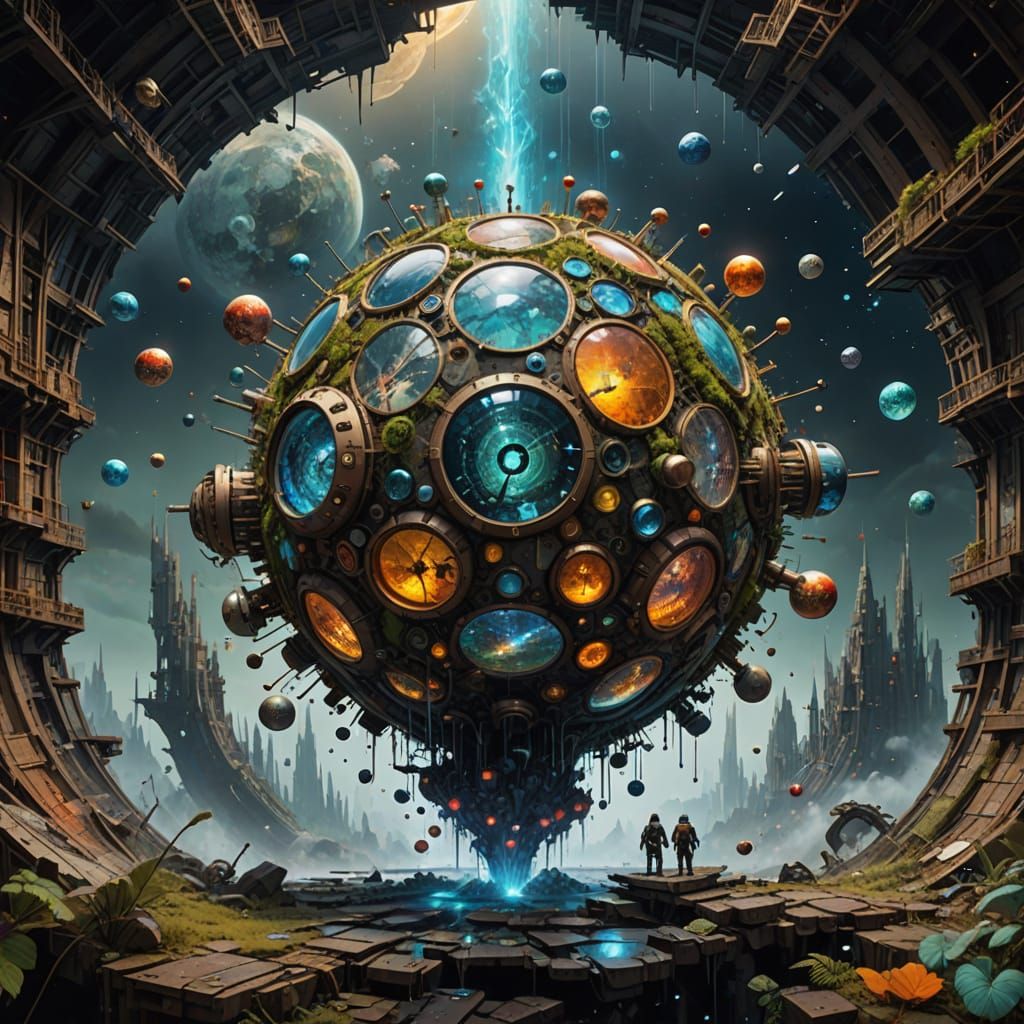 Surreal Cosmic Odyssey: A Hyper-Realistic Journey Through Sp...