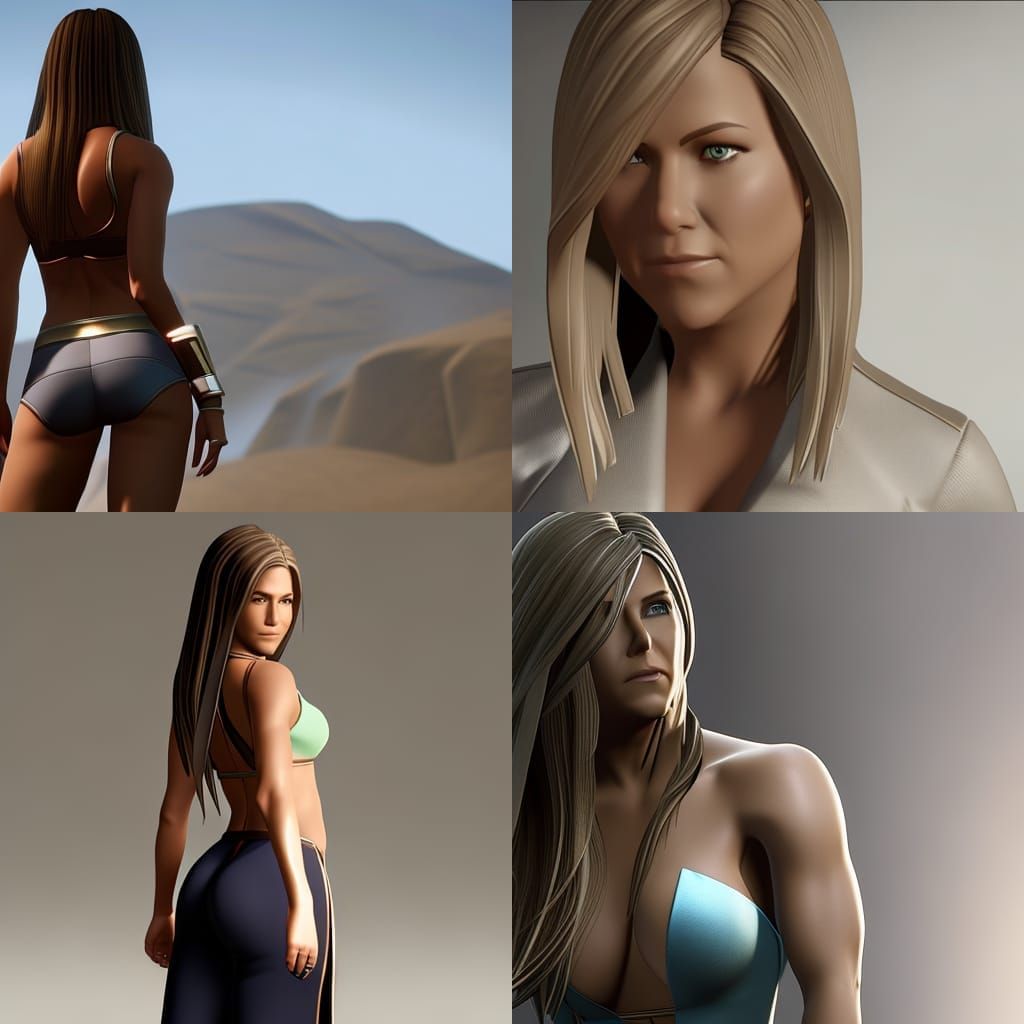 Realistic 3D Render of a Woman