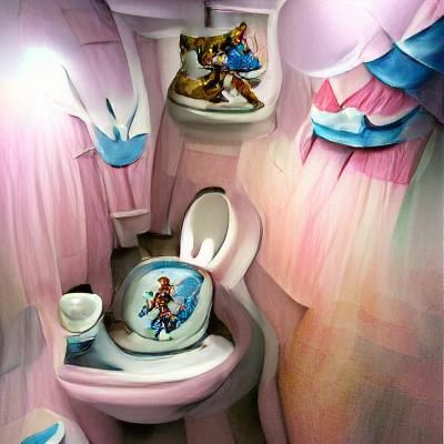 Toilet in Wonderland: An AI Imagination