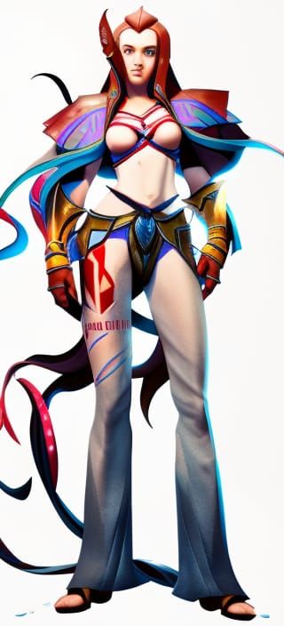 Blonde Bodybuilder Dancing at Spring Festival