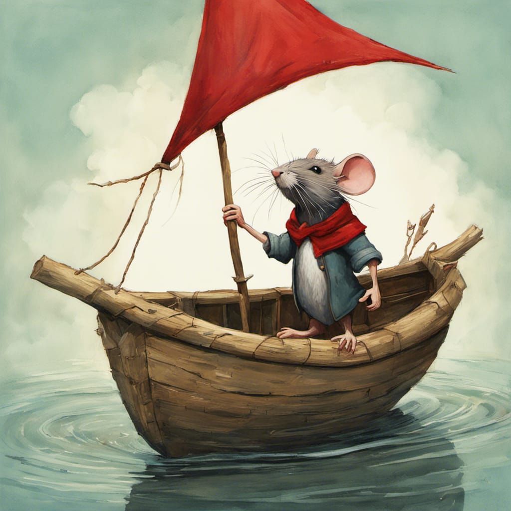 Mouse Captain Sailing to Everdell's Far Shore