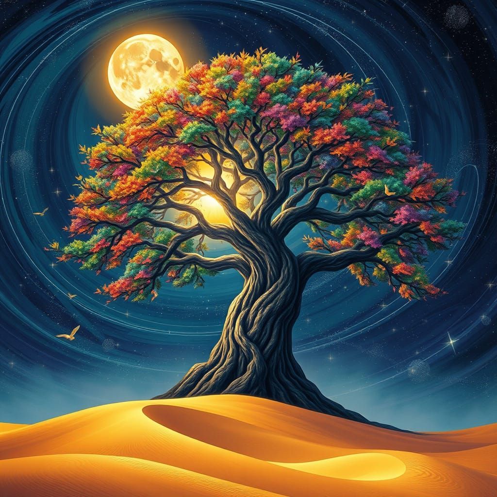 Mystical Tree of Cosmos