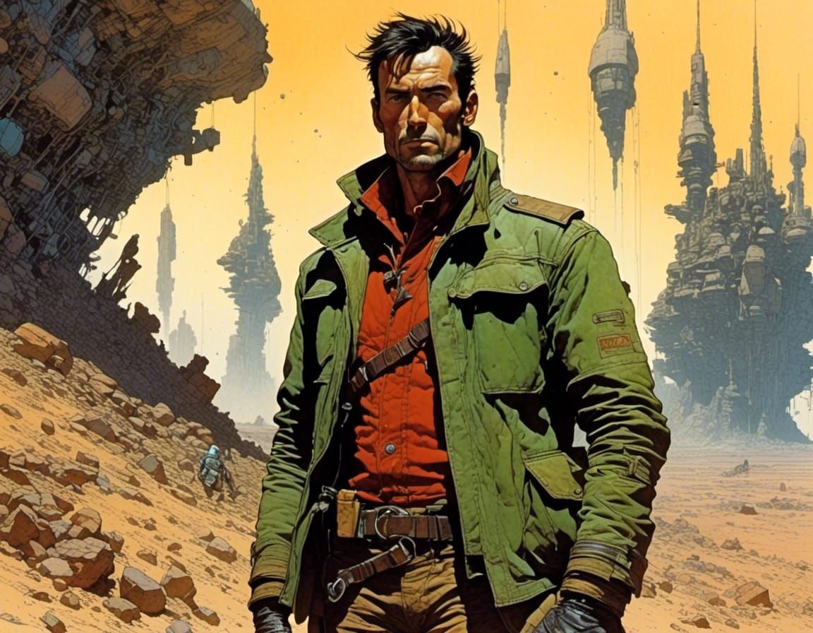 <lora:SciFae Serenity:1.0> 16k,  Mœbius, Cosimo Galluzzi, rl...