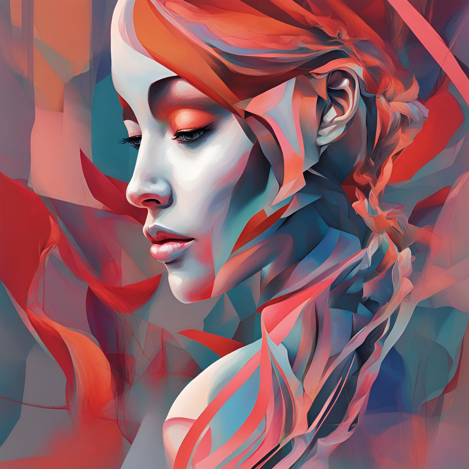 Abstract Art: Women's Freedom in the Metaverse