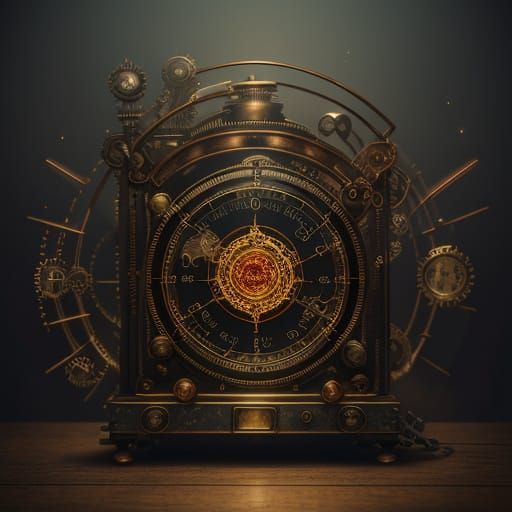 Steampunk Dimensional Analyzer with Reality Crystals