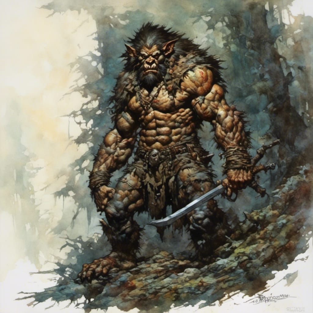 Another bugbear in the style of Simon Bisley