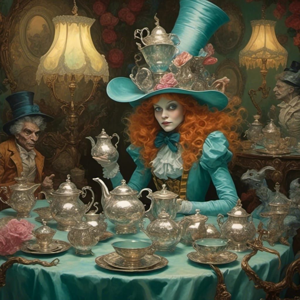 Translucent Maiden's Mad Hatter Tea Party
