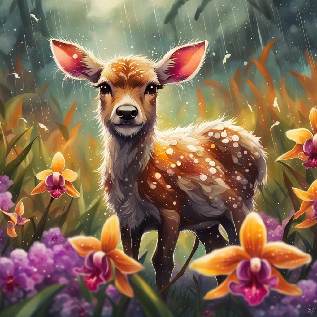 Adorable fawn