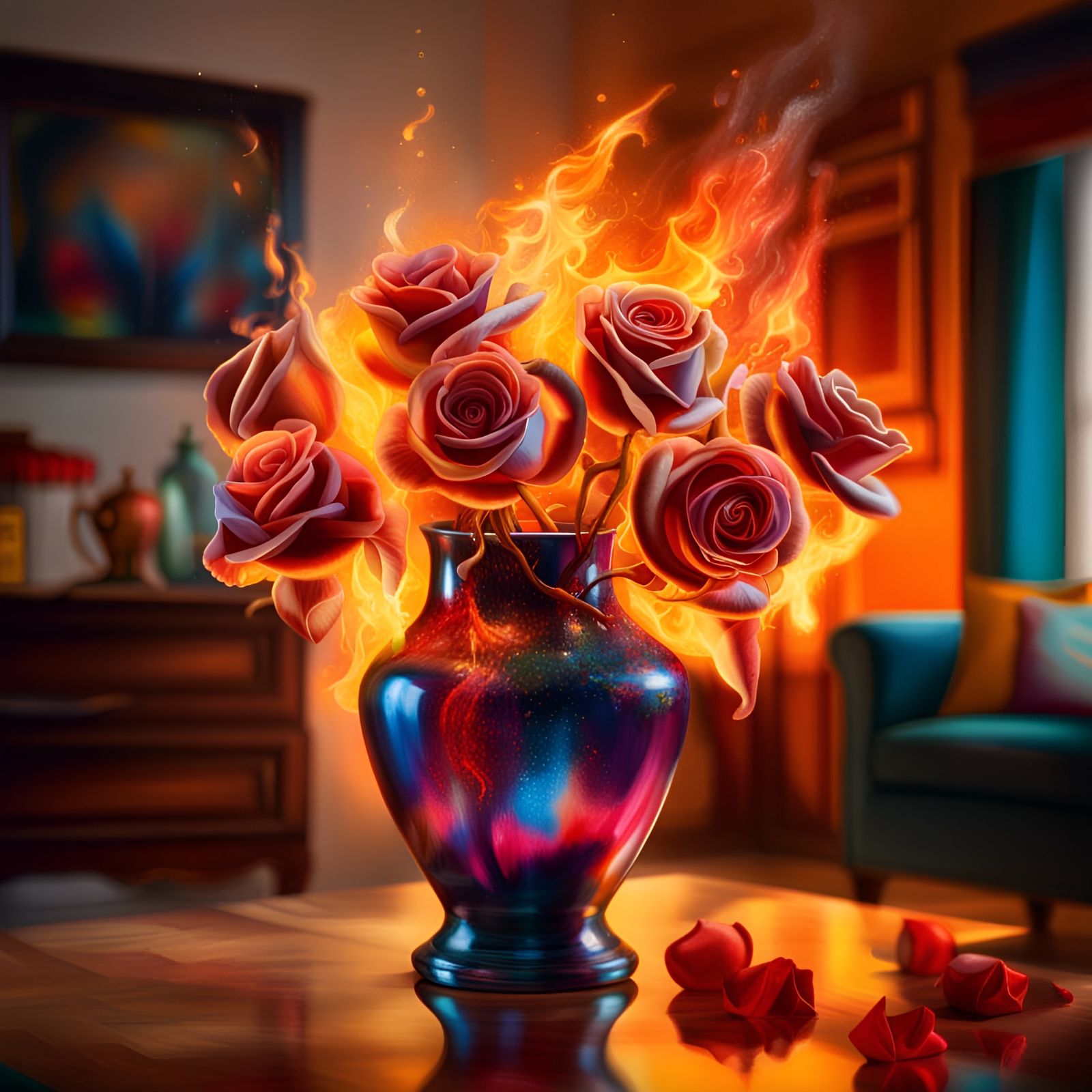 Burning Roses
