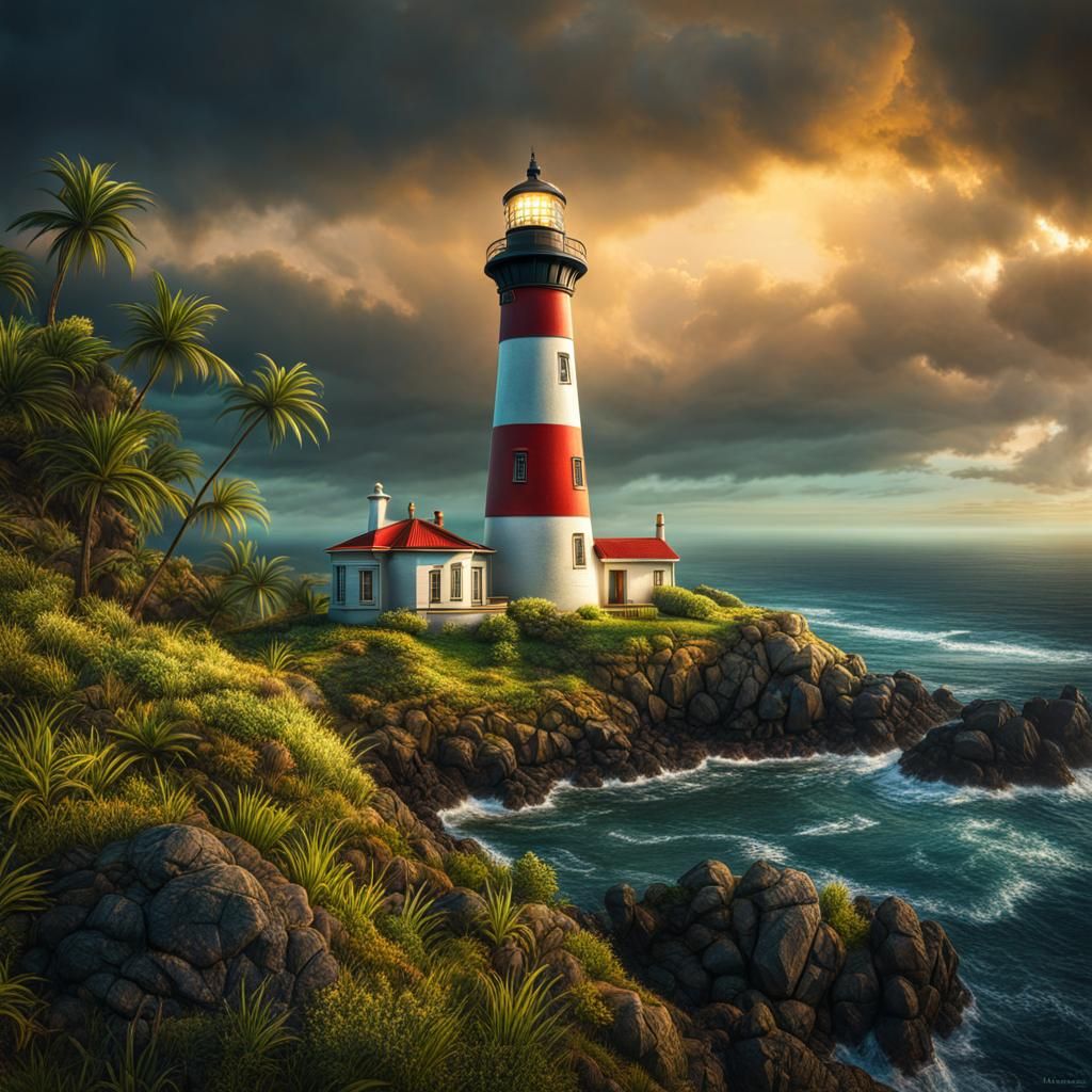 Lighthouse lemongrass utopia