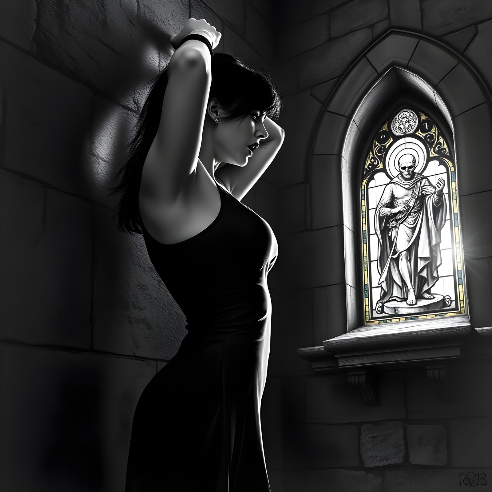 Vampire's Last Stand Against Dawnlight