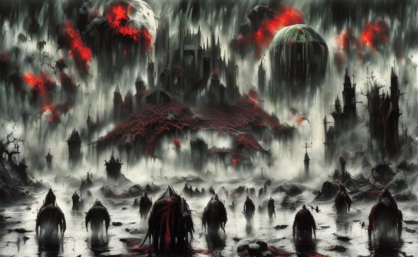 Dark Fantasy Freyja as Sinister Valkyrie in Valhalla