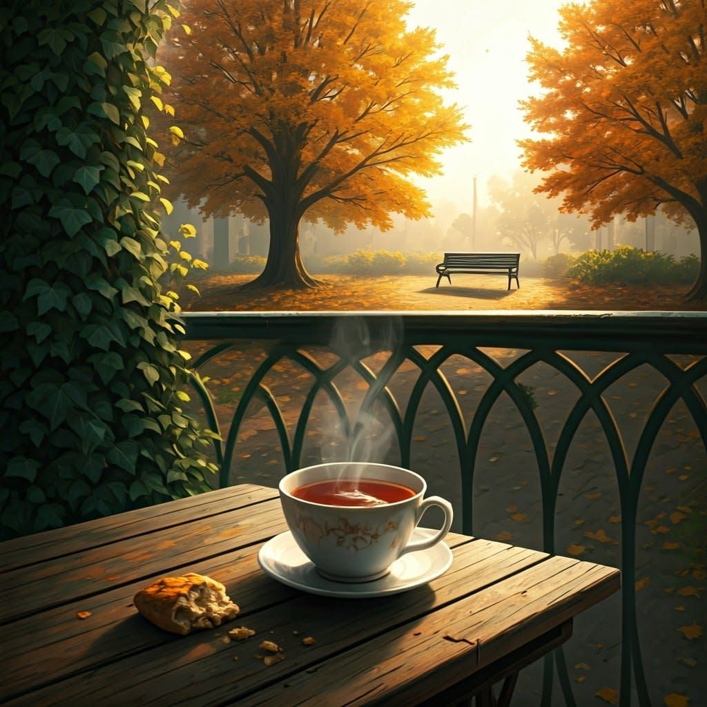 Autumn in a Park