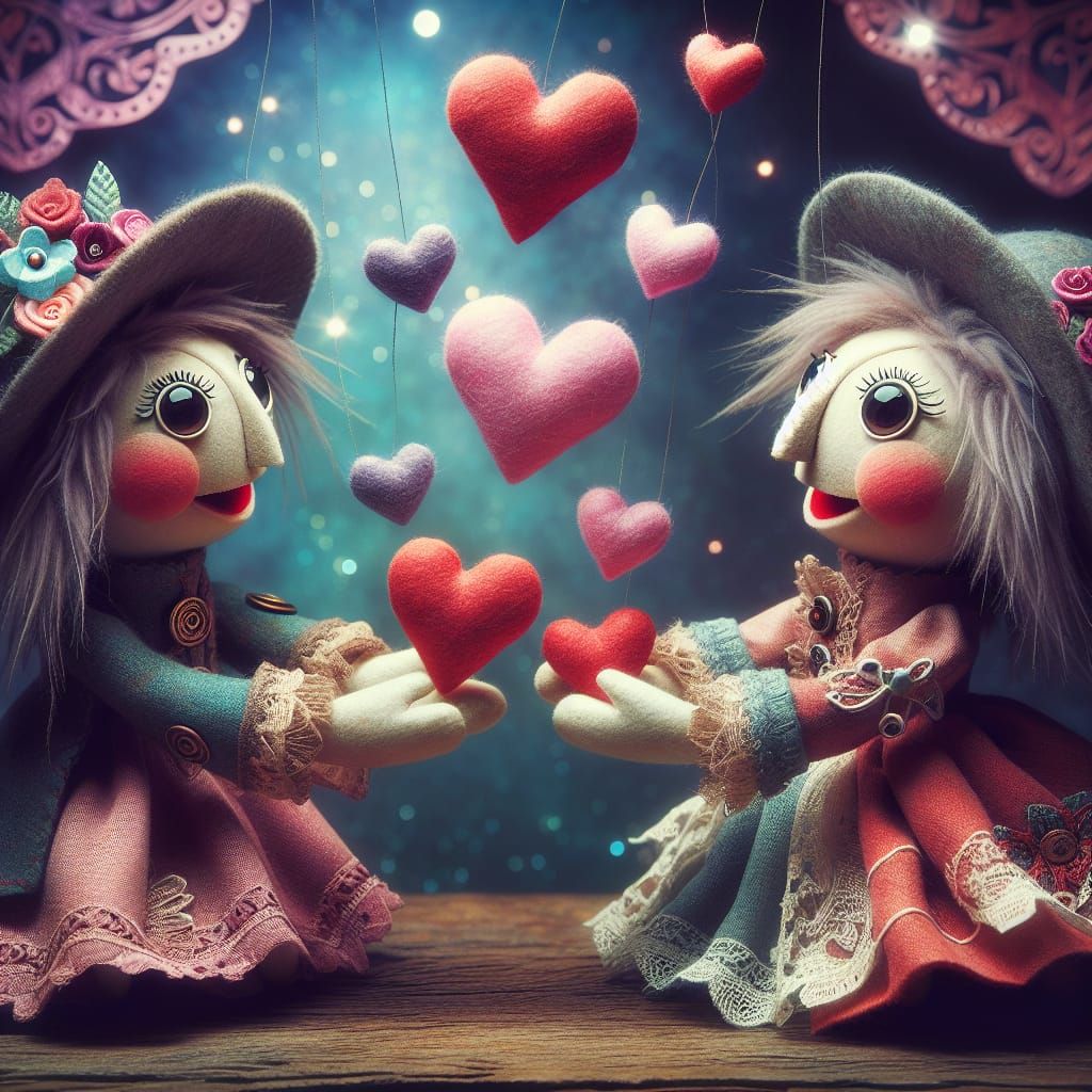 Kerfluffle Handpuppets Madly in Love