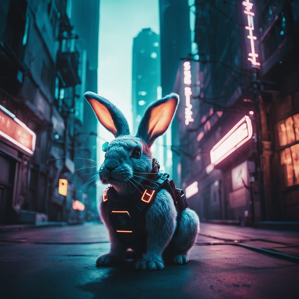 Leroy - Rabbit in Night City (series)