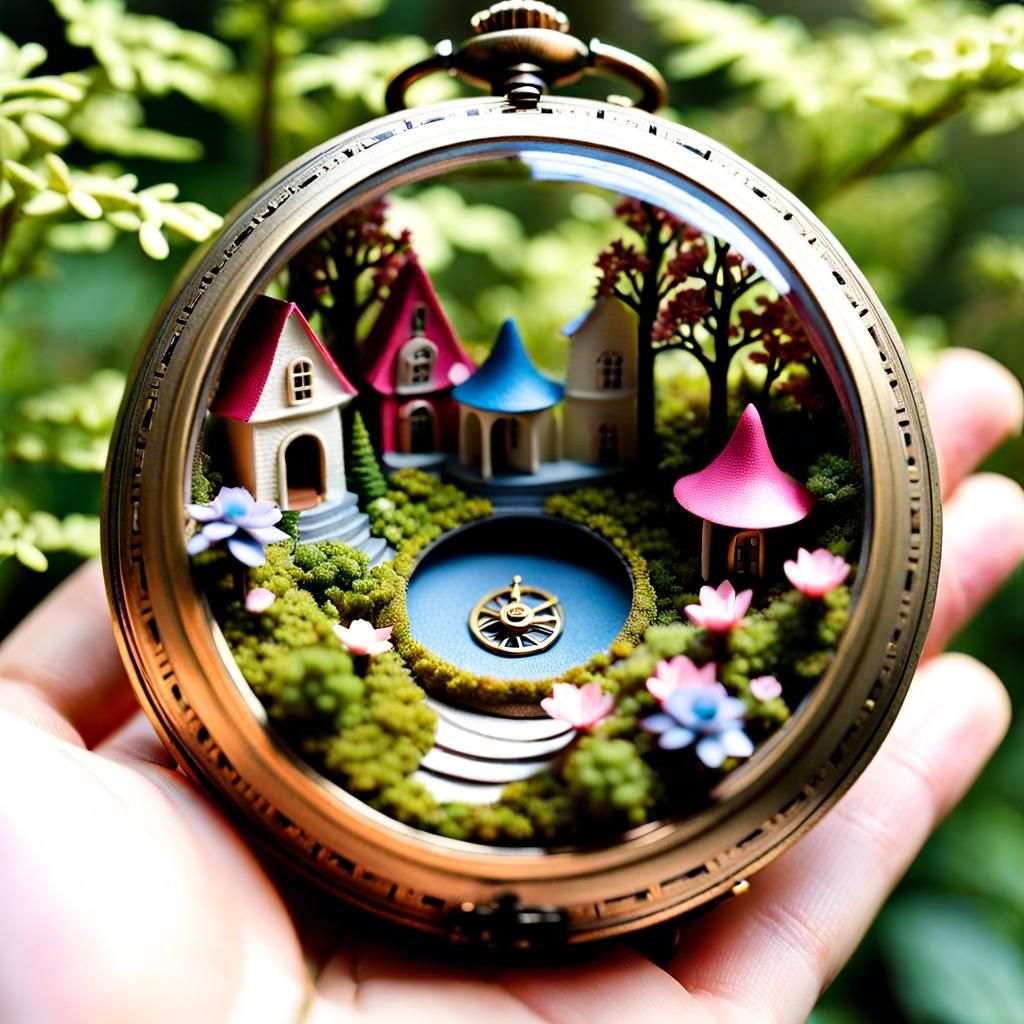 Miniature Worlds Hidden in Everyday Objects