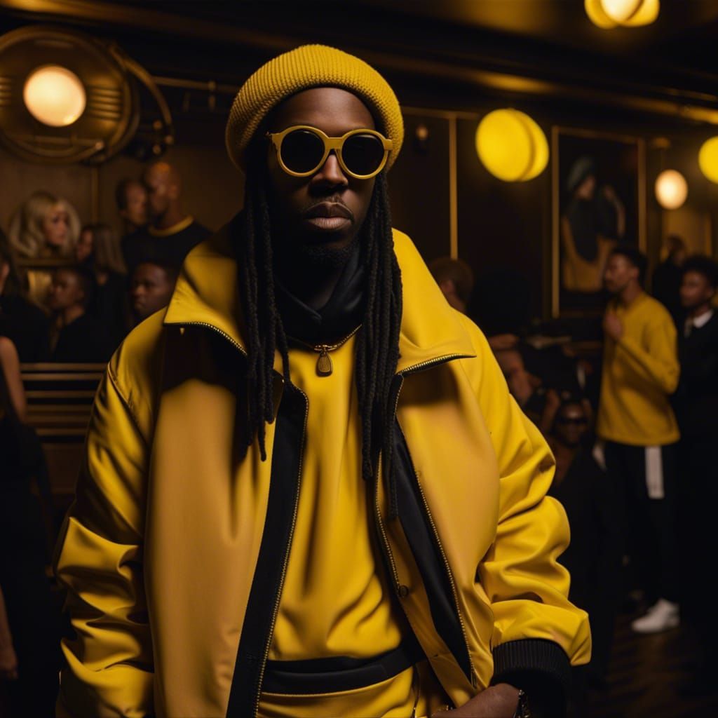 Avant-Garde Hip Hop Fashion in Wes Anderson Style