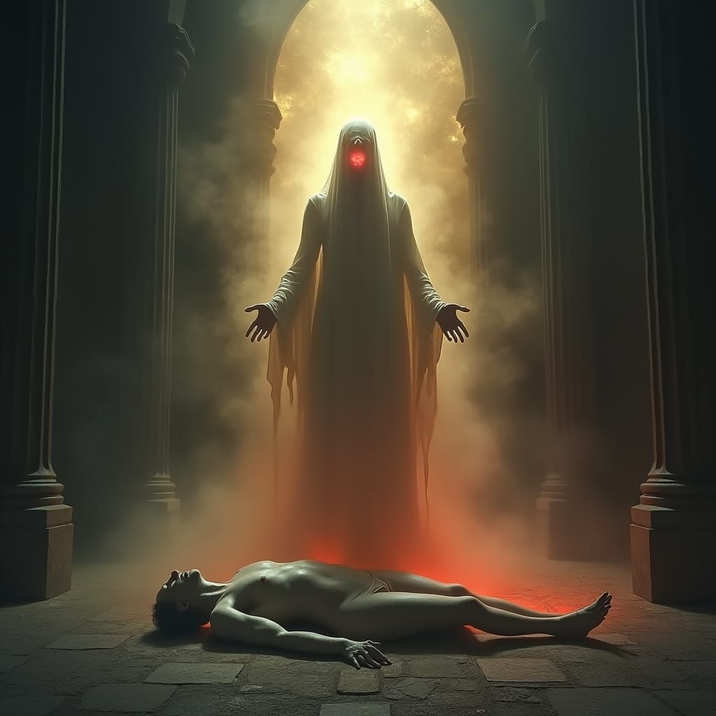 Soul's Choice: Heaven or Hell, Spiritualist Art