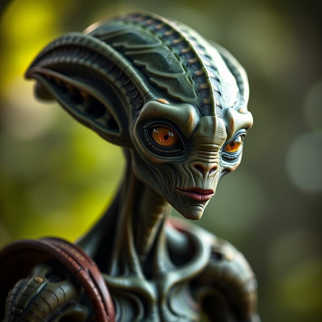 Alien Species Portraits in Professional Lighting
