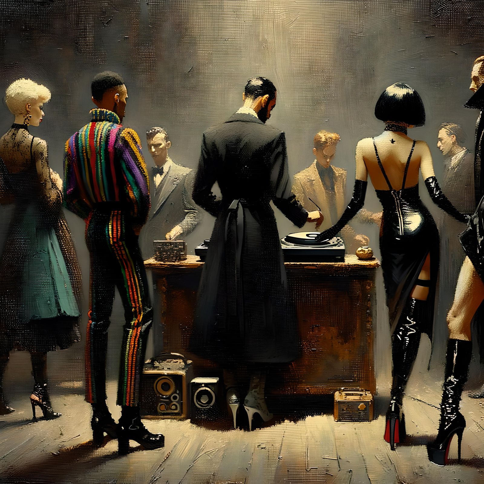 It was a strange music, with odd people... We danced in a dr...