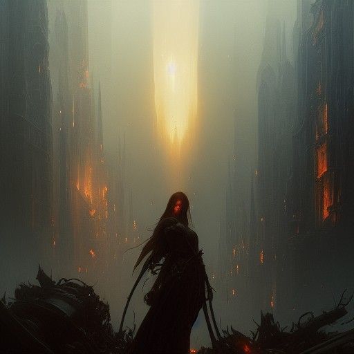 Inferno: Dark Fantasy City Ablaze