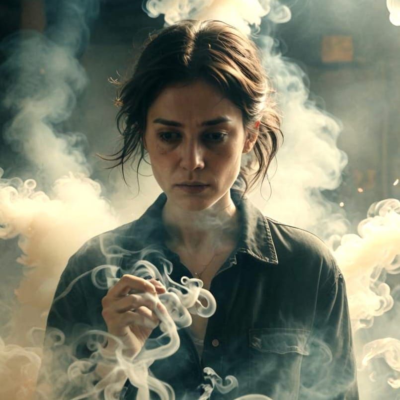 Cinematic Smoking Wheels with Motion Blur