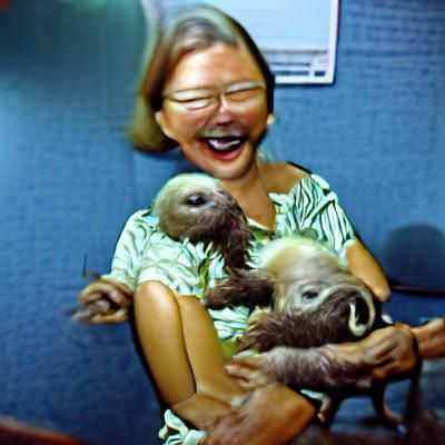 Sloths Tickling