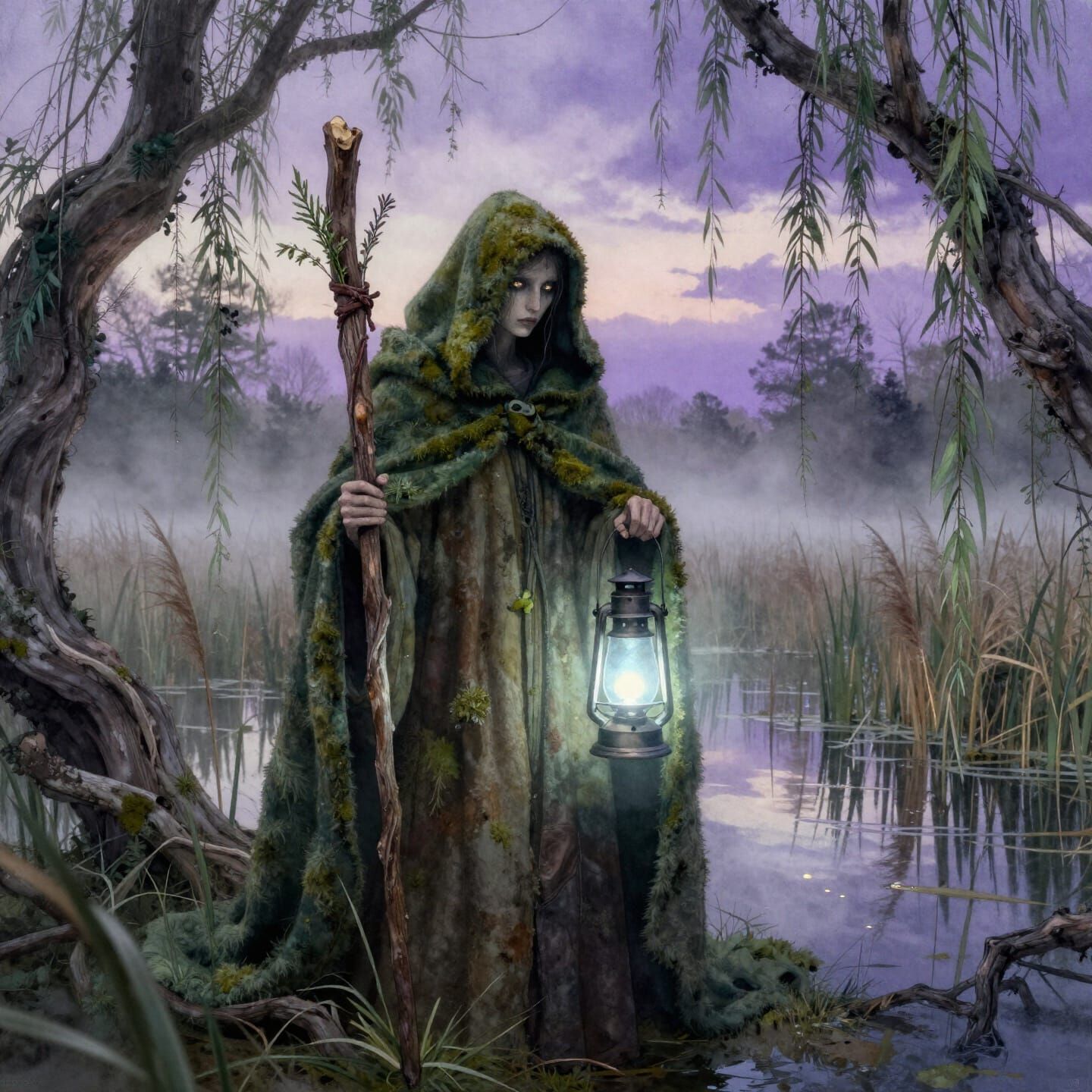 Mysterious Warden in Misty Twilight Marshes