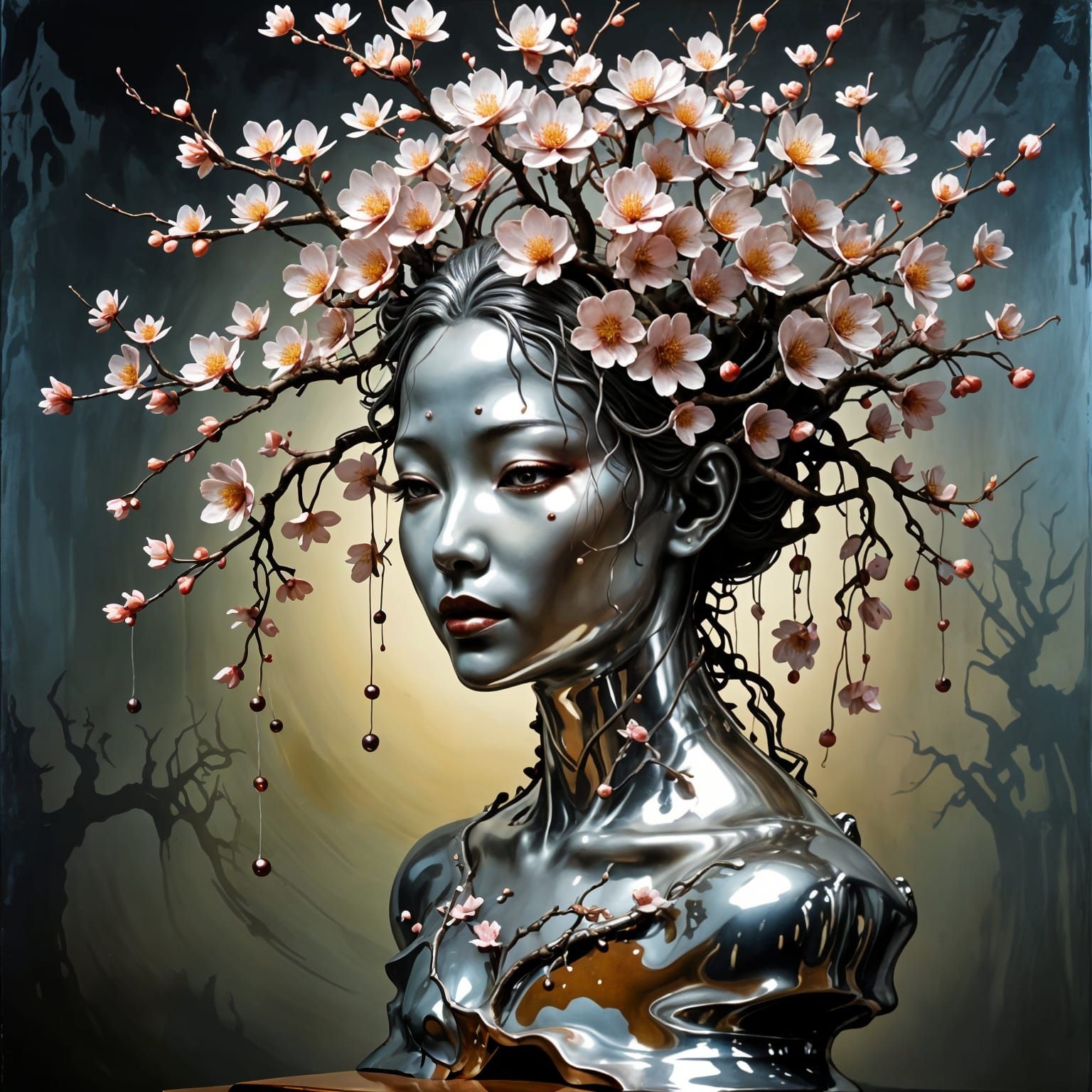 Geisha Sculpture