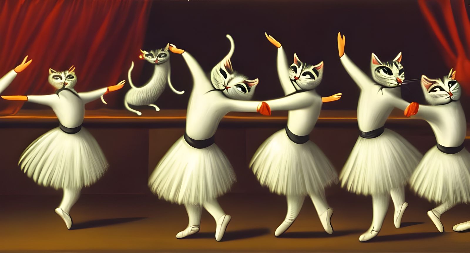 Broadway's new sensation, Cats on the Chorus Line!