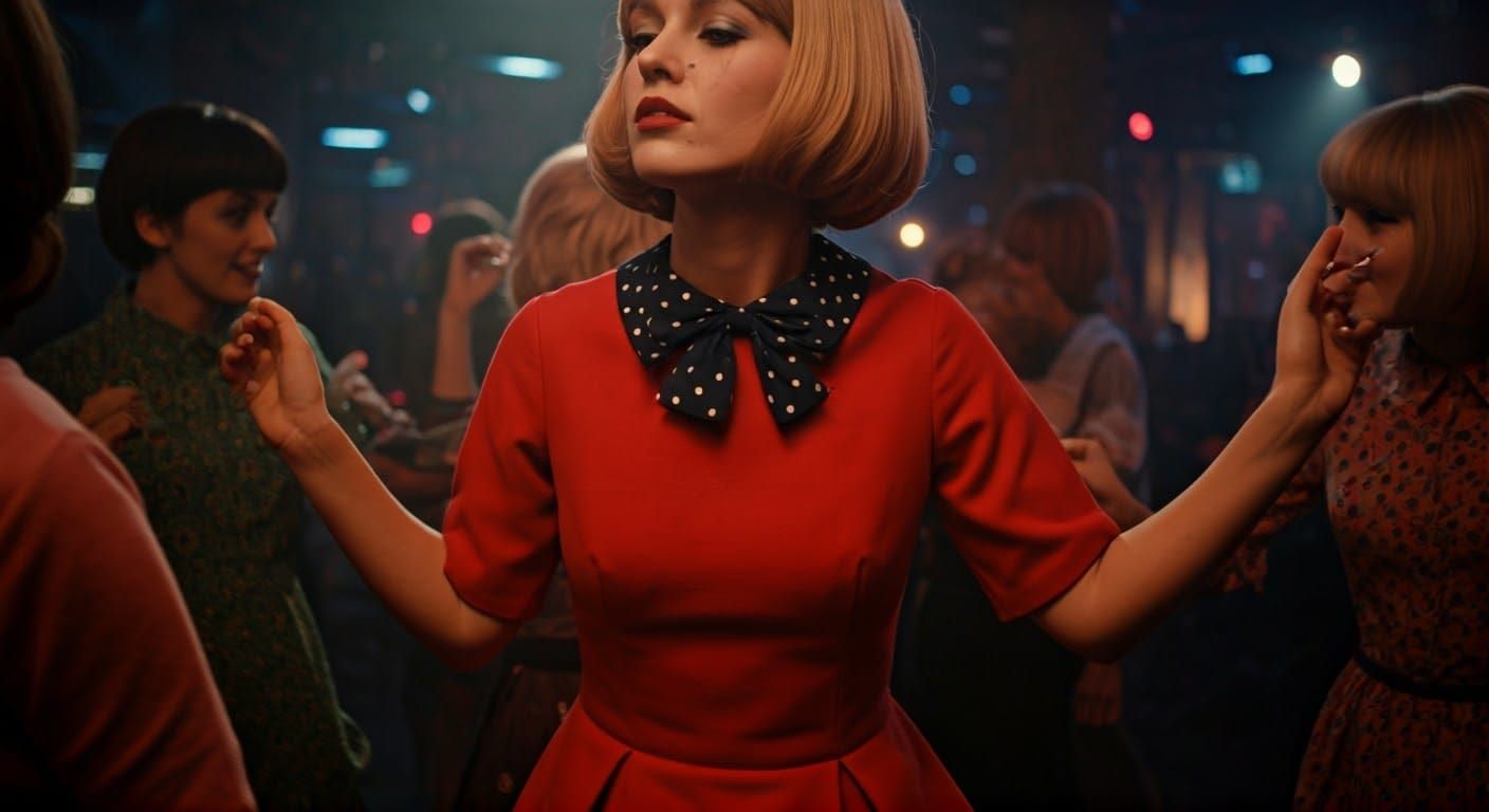 1960s Nightclub Scene in Gritty Film Style