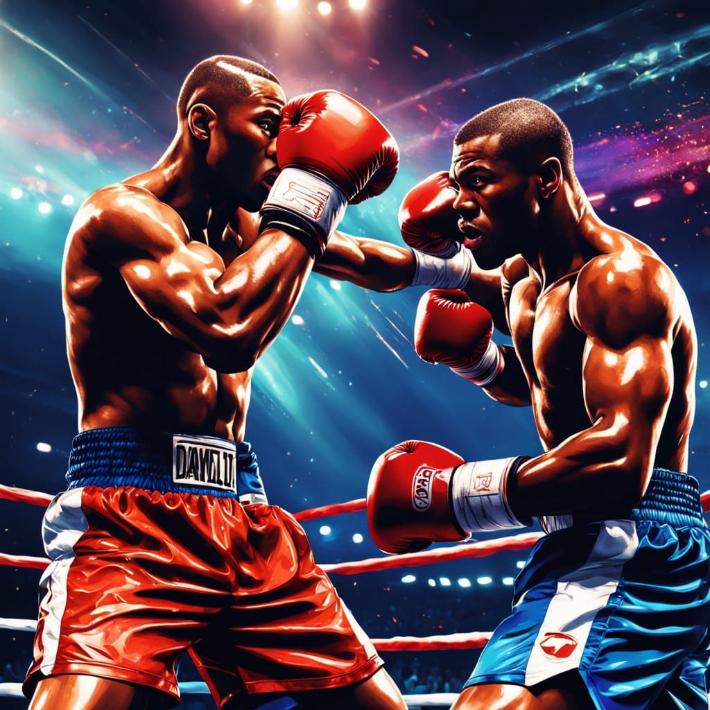 Boxers Face Off in High-Energy Sports Photography