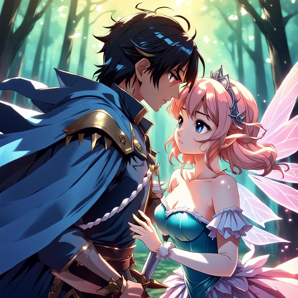 SwordMaster Sorcerer and Fairy Princess: Anime Style