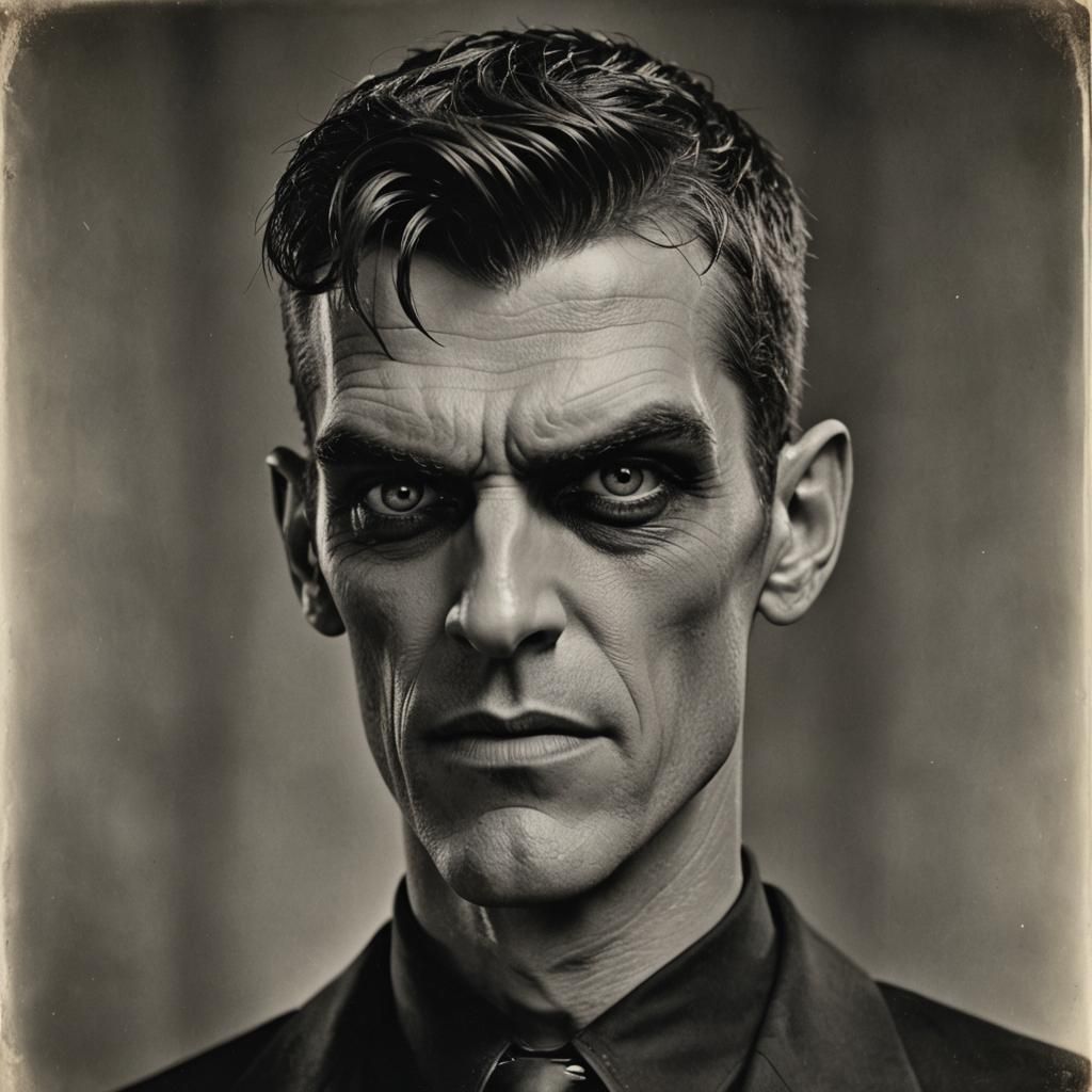 Sinister Dark Lurch with Angular Face