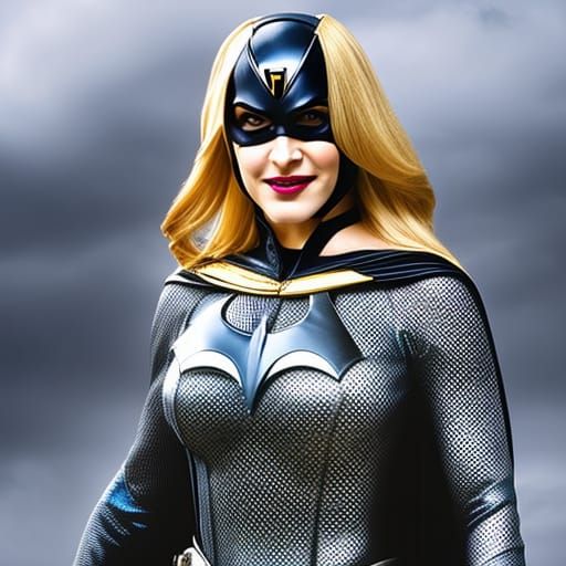 Hyperrealistic Batgirl with Intricate Details