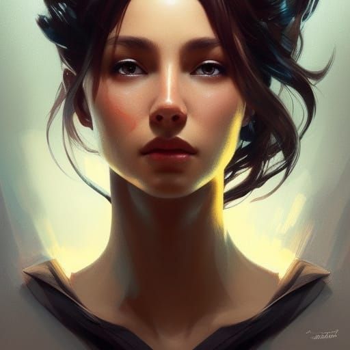 Detailed Portrait in Artstation Style