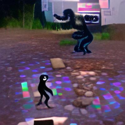 Cryptid Dancing to Music