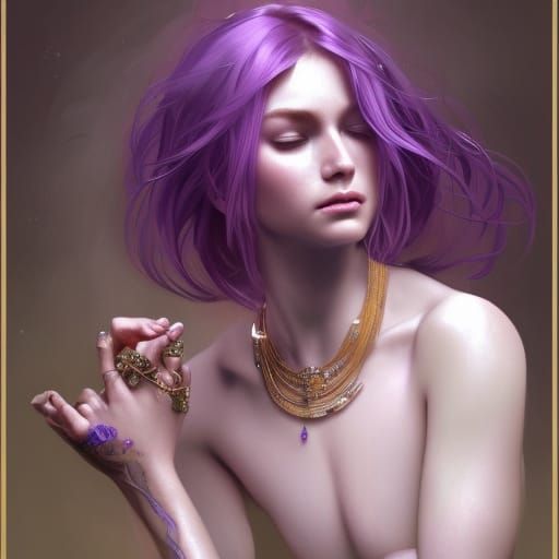 Multi-Armed Goddess Portrait in Artgerm Style