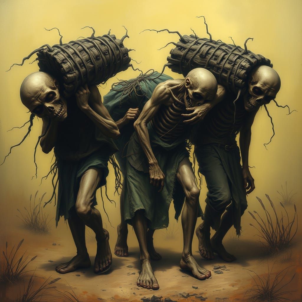 Shadows of Guilt: Tortured Souls Under Invisible Weight