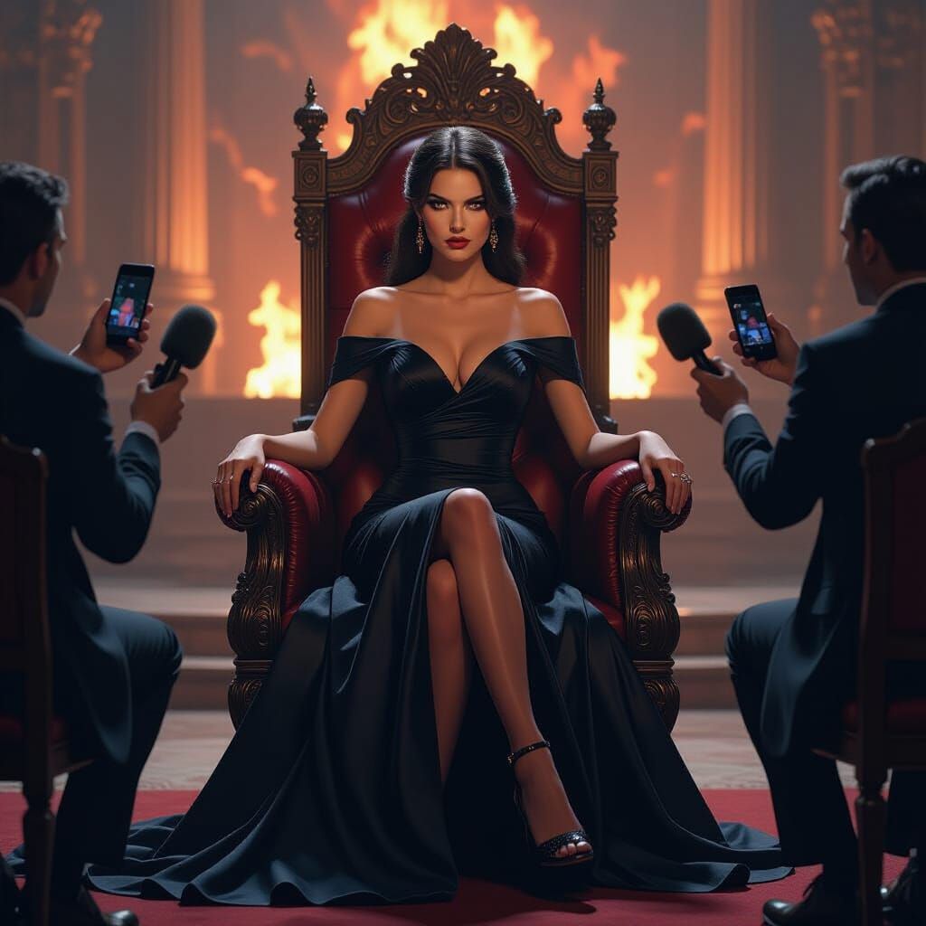 Lexi's Fiery Revenge: Cinematic Throne Scene