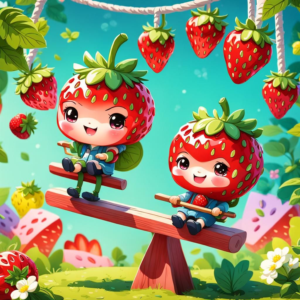 See Saw Strawberries
