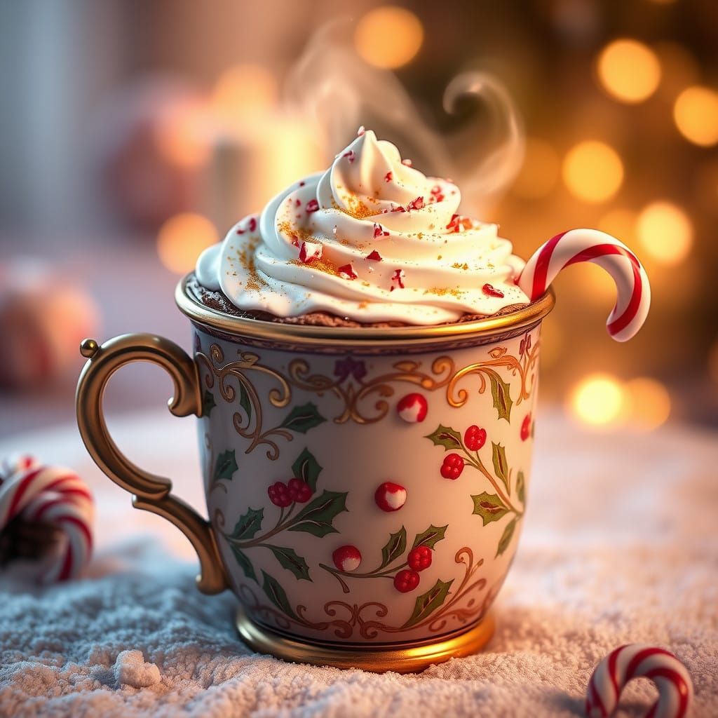 Fantastical Winter Wonderland Hot Chocolate Scene