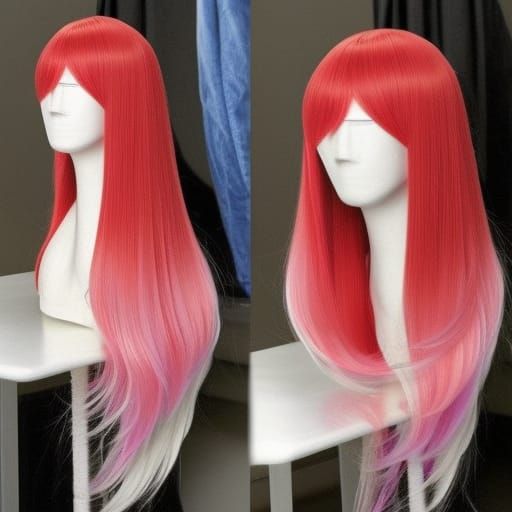 Dreamy AI Image of a Cool Wig