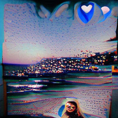 AI Generated Image from a Blank Prompt