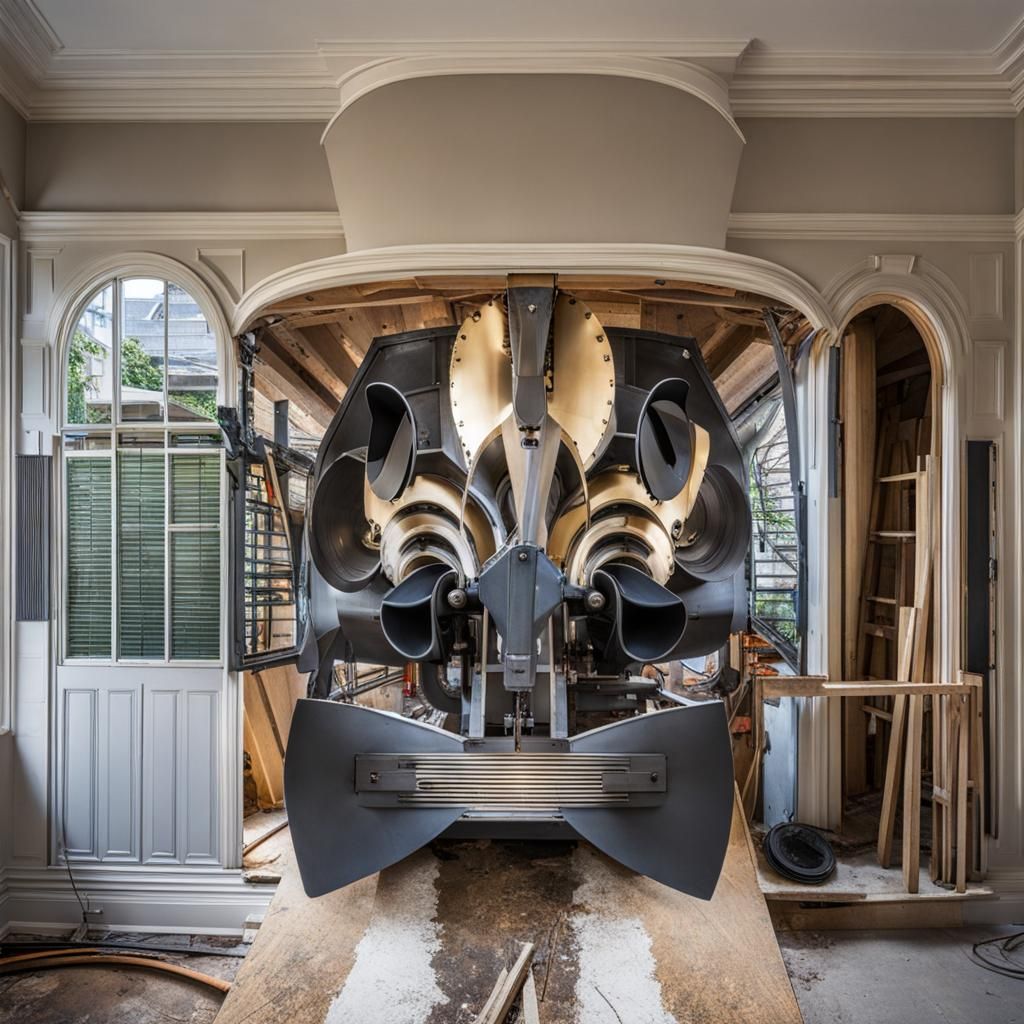 Construction Site Annoyances in Digital Art