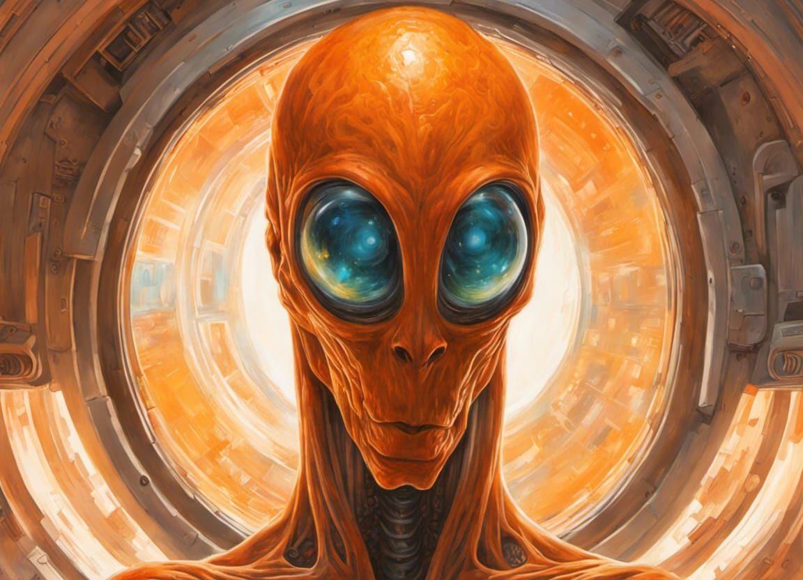 Orange Alien