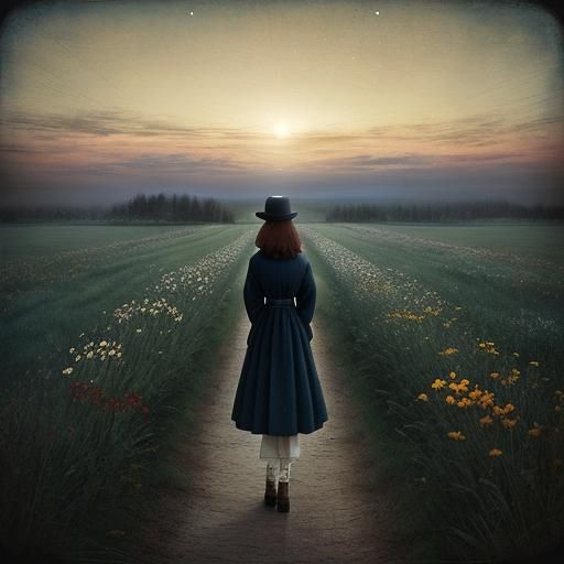 Night's End, Dawn's Beginning: A Surrealist Vision